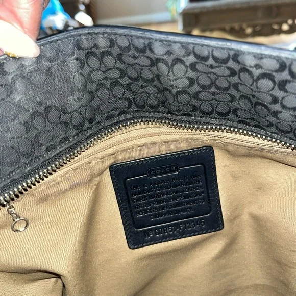 Black Coach Women's Tote Bag - Picture 9 of 10